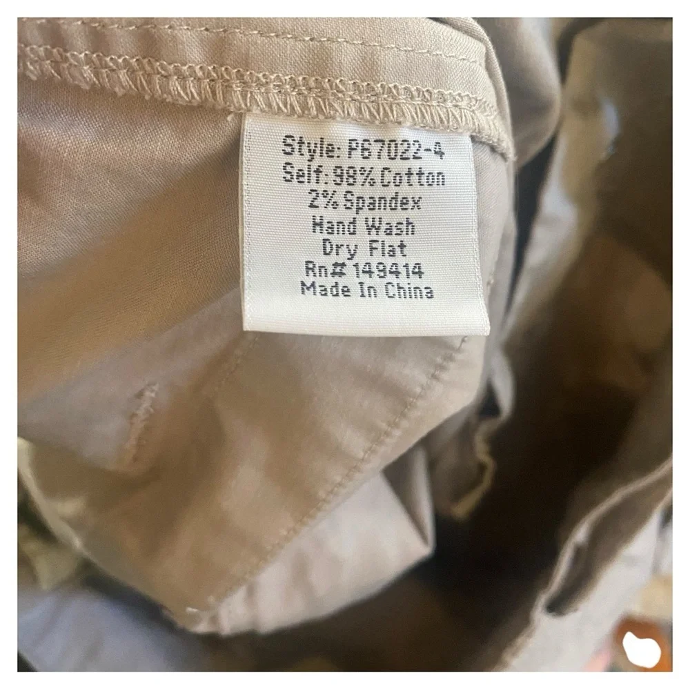 Johnny Was Pete & Greta Tyla Belted Cargo Pants Sz 4